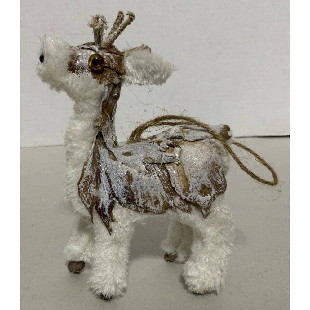 Vintage Sisal “Reindeer” Ornament